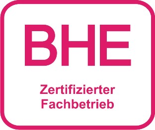 BHE zertifizierter Fachbetrieb Logo